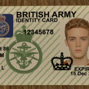 Buy Fake UK Military ID