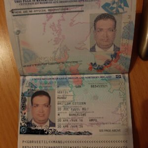 Fake UK Passport