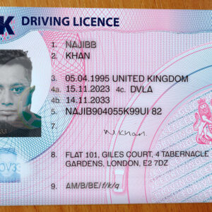 Buy Fake UK Driver License