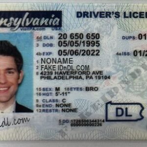 Pennsylvania Fake Driver License
