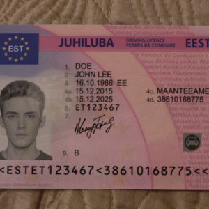 Buy Fake Estonia Driver License